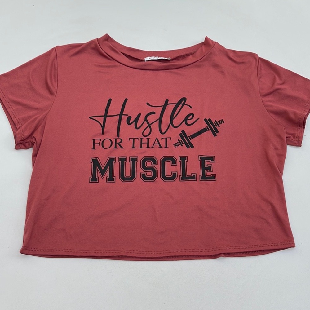 Hustle For That Muscle Crop Top